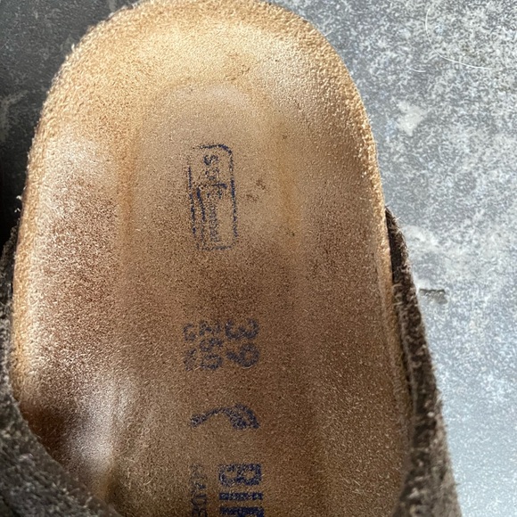Birkenstock Boston brown suede sz 39 - Picture 2 of 4
